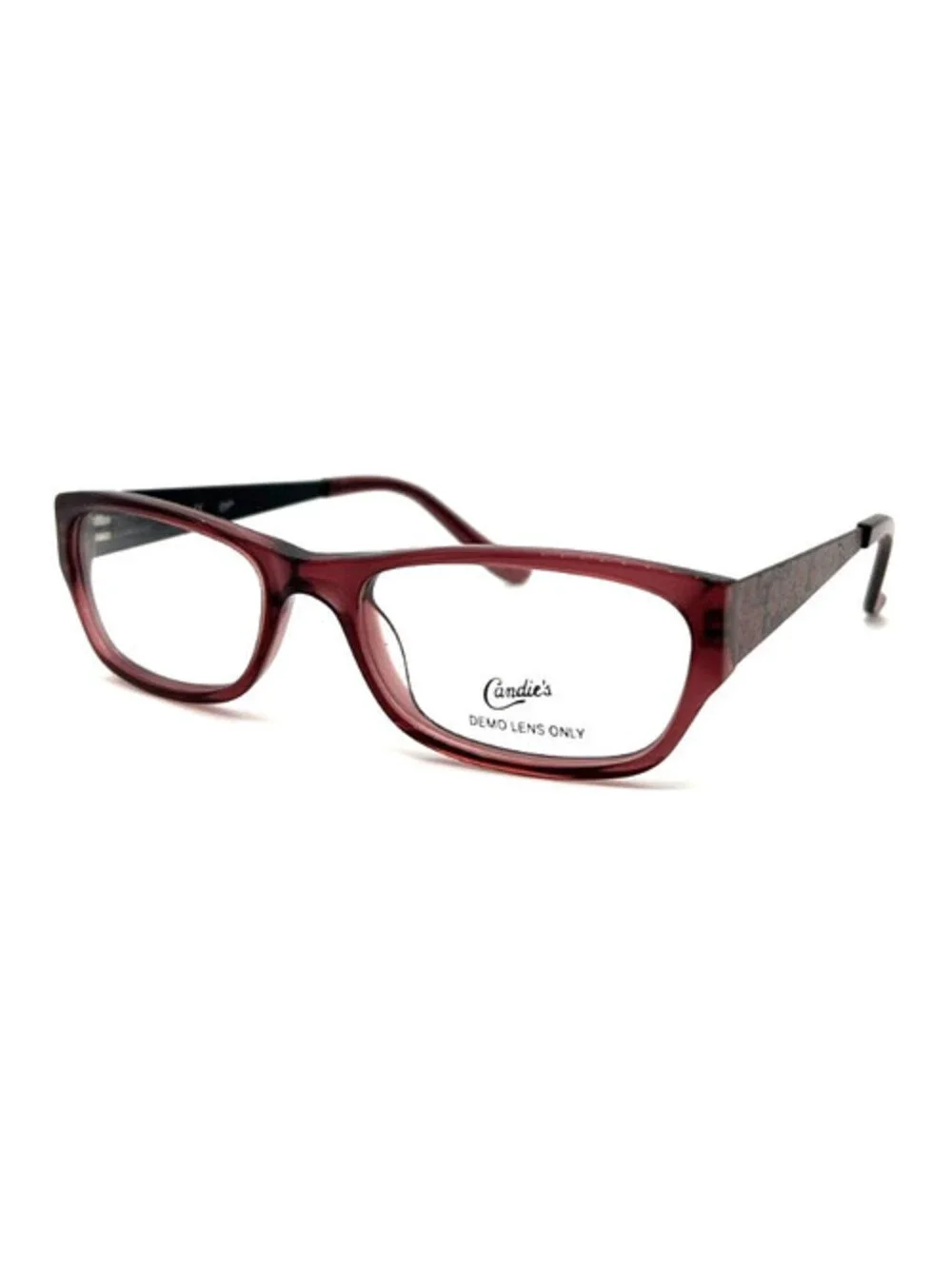 Candie's C Caitlin Bry Burgundy Square Authentic Eyeglass Frames 50-17-135